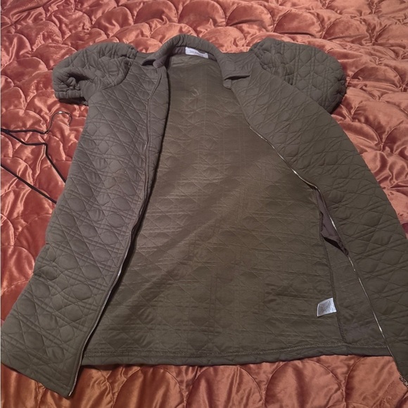 Quilted front zip dress - fall dress - Picture 8 of 9